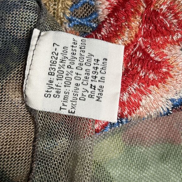 NWT Johnny Was Embroidered Cassia Mesh with Slip Dress Large Midi Art Fairy Boho - Picture 10 of 10